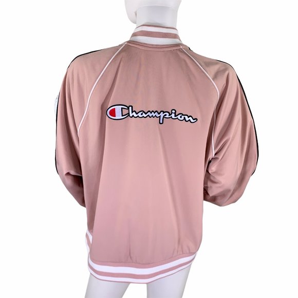 champion dream pink track jacket